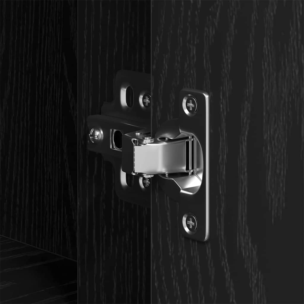 Scrivania Rovere Nero 100 x 49 x 74 cm Legno ingegnerizzato