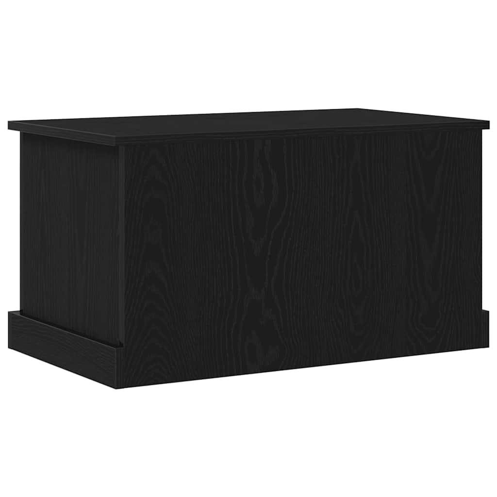 Scatola di Stoccaggio Rovere nero 70 x 40 x 28 cm