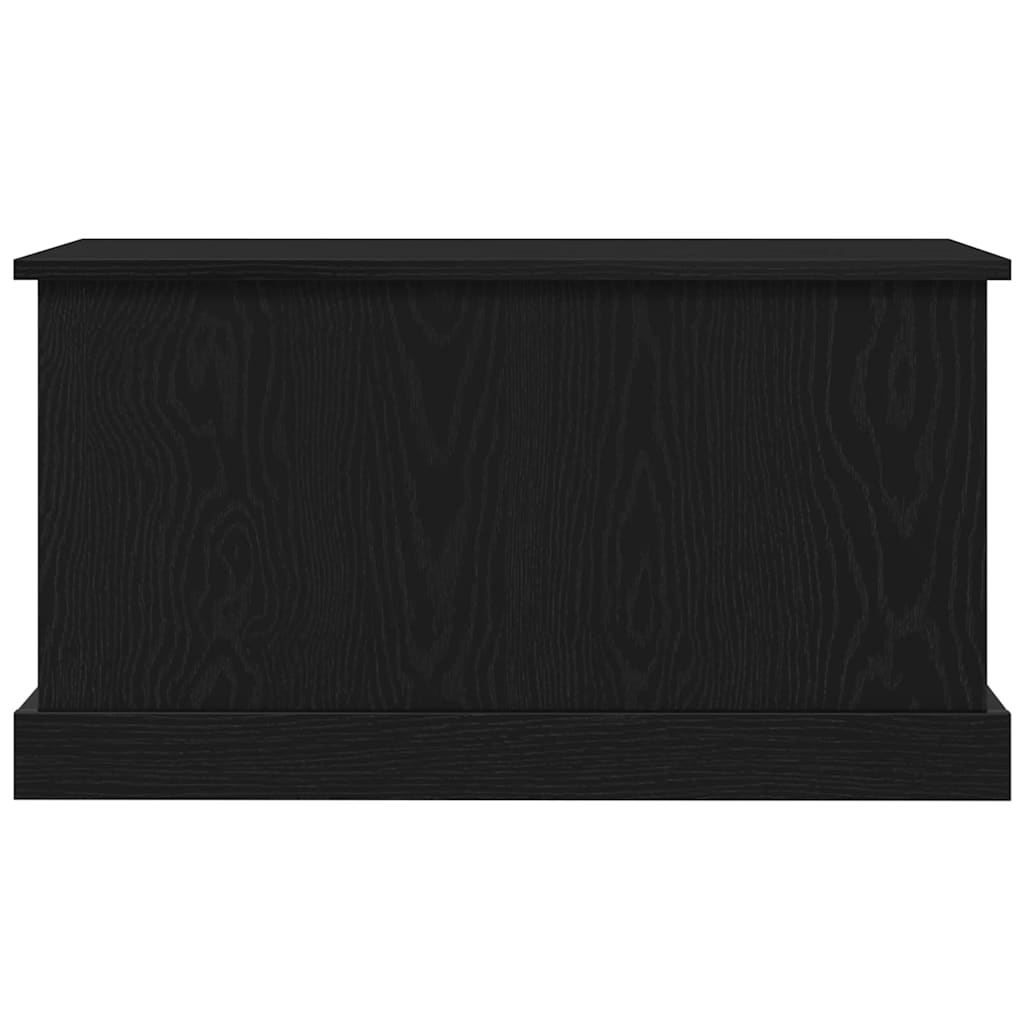 Scatola di Stoccaggio Rovere nero 70 x 40 x 28 cm