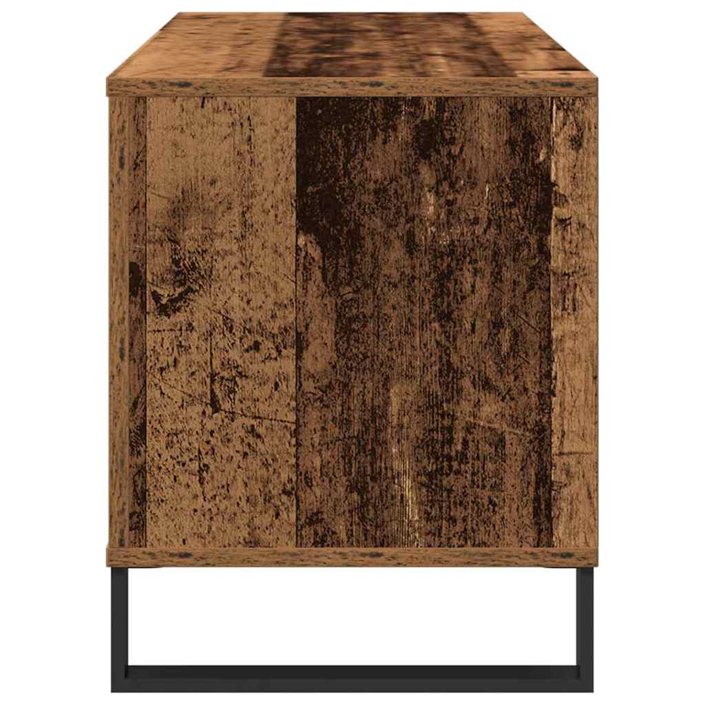 Mobile porta vinili Legno vecchio 100 x 38 x 48 cm