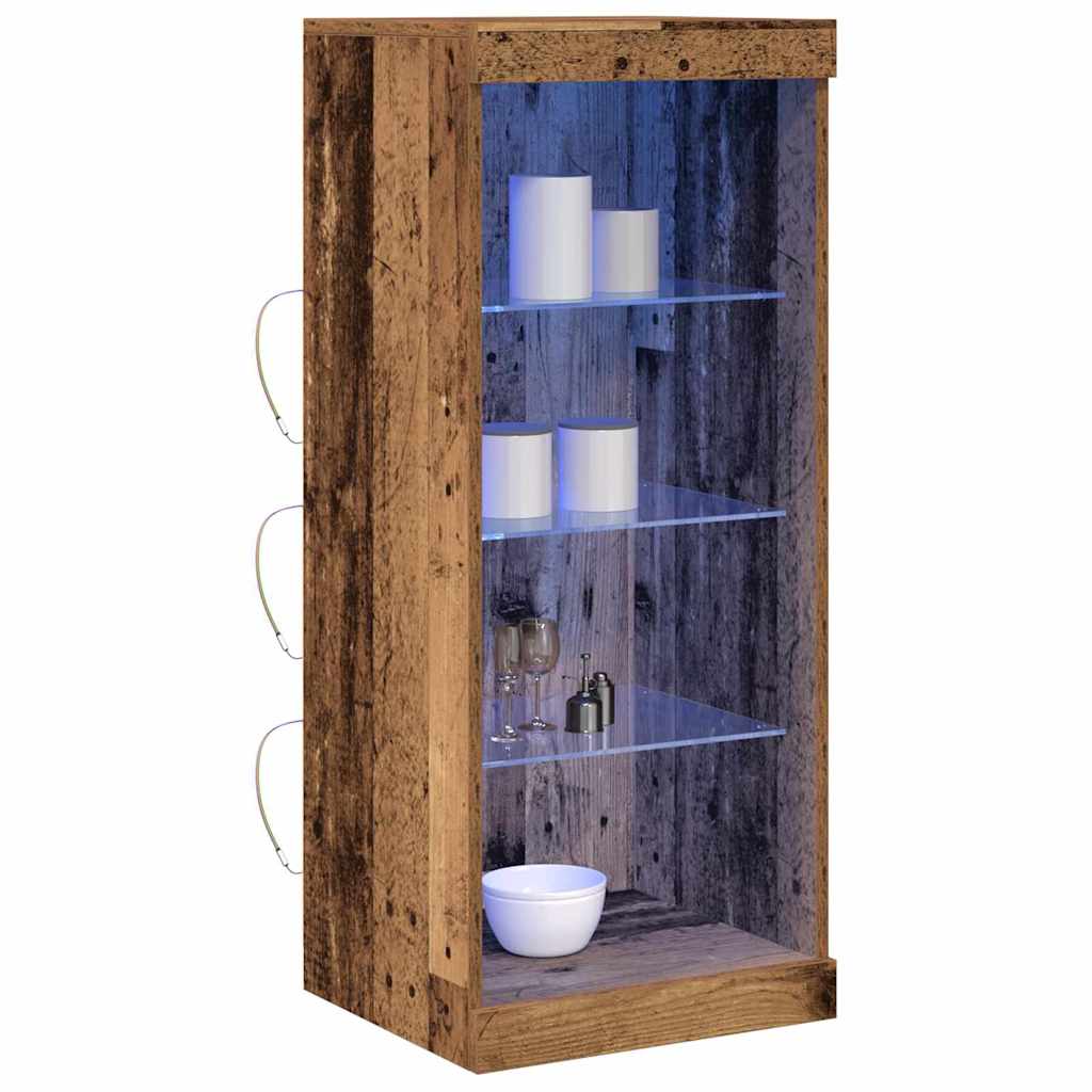 Madia LED Legno vecchio 41 x 37 x 100 cm Legno ingegnerizzato - homemem39