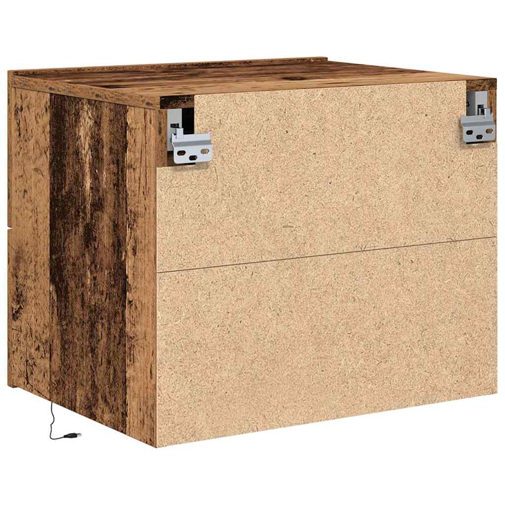 Armadio da Notte 2 pcs Legno vecchio 50 x 39 x 41 cm