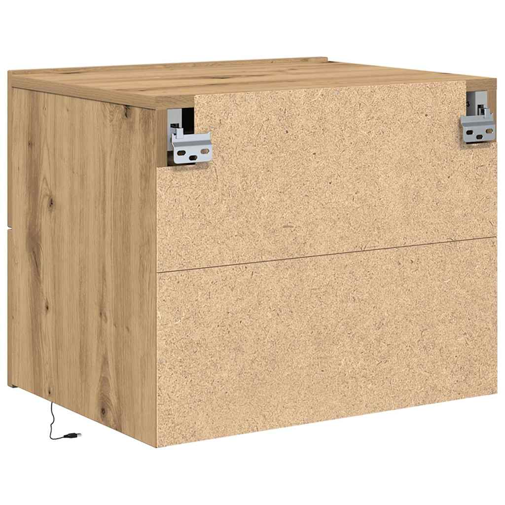Armadio da Notte 2 pcs Rovere artigianale 50 x 39 x 41 cm | homemem39