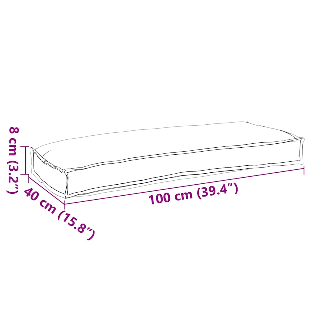 Cuscino Rosso Vino 100 x 40 x 8 cm Tessuto Oxford | homemem39
