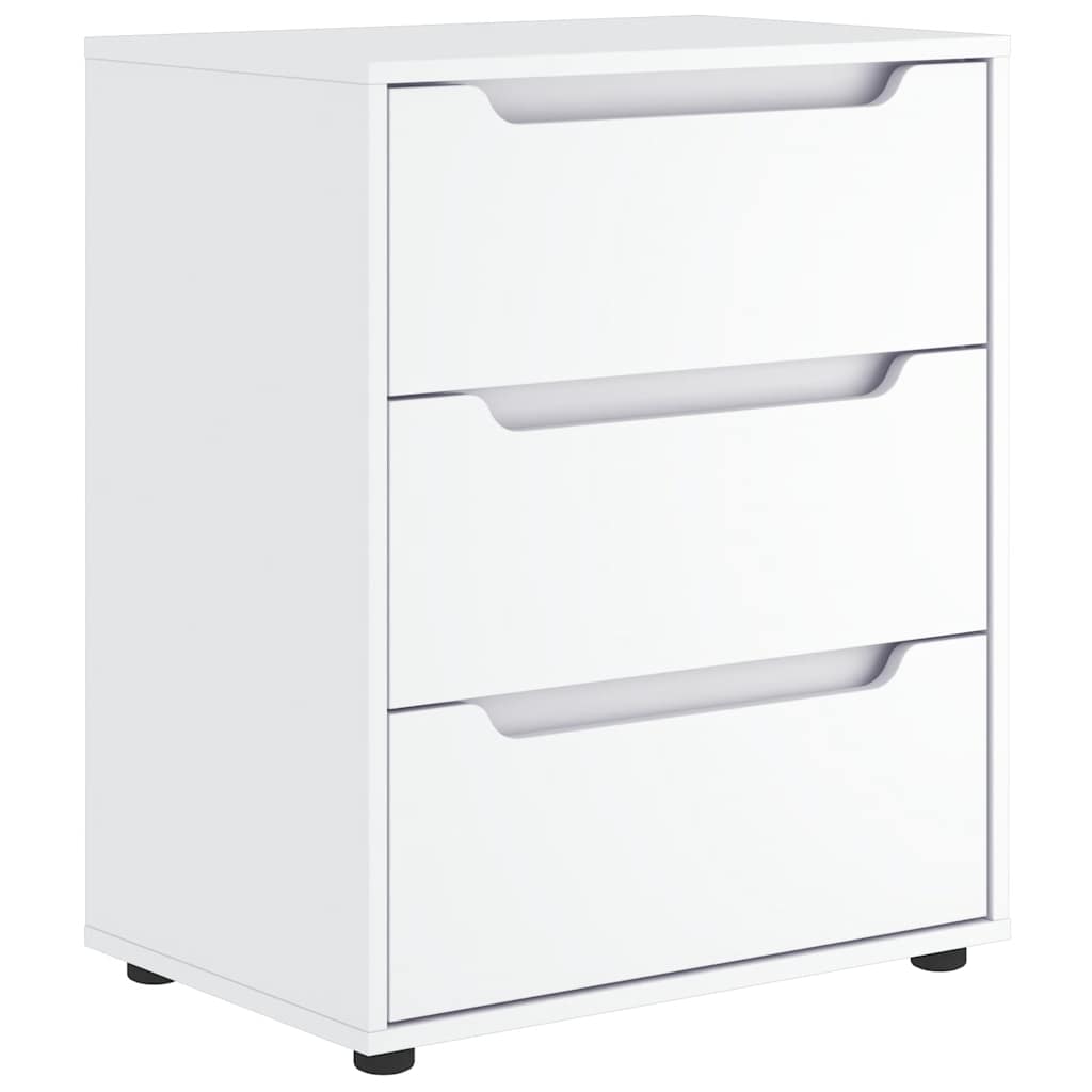Credenza VISNES Bianca 60x40x73 cm in Legno Multistrato - homemem39