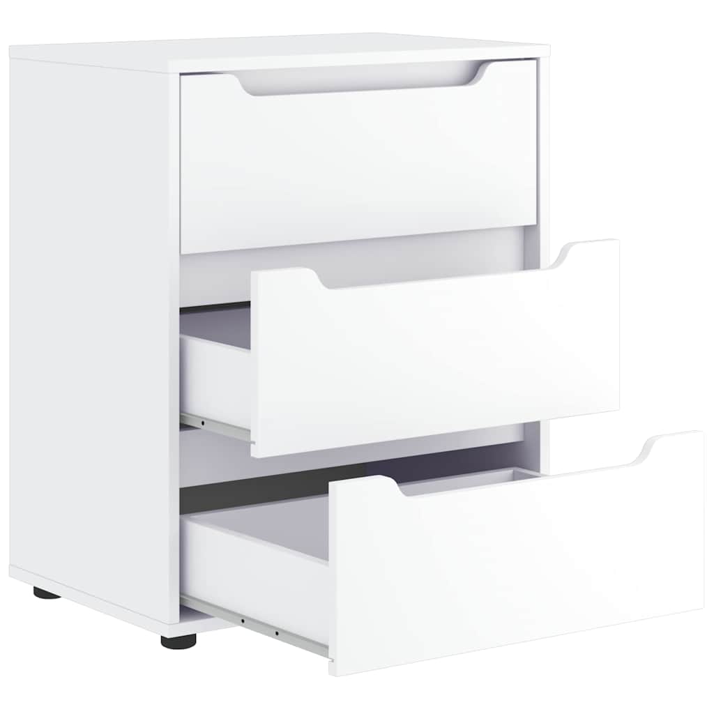 Credenza VISNES Bianca 60x40x73 cm in Legno Multistrato - homemem39
