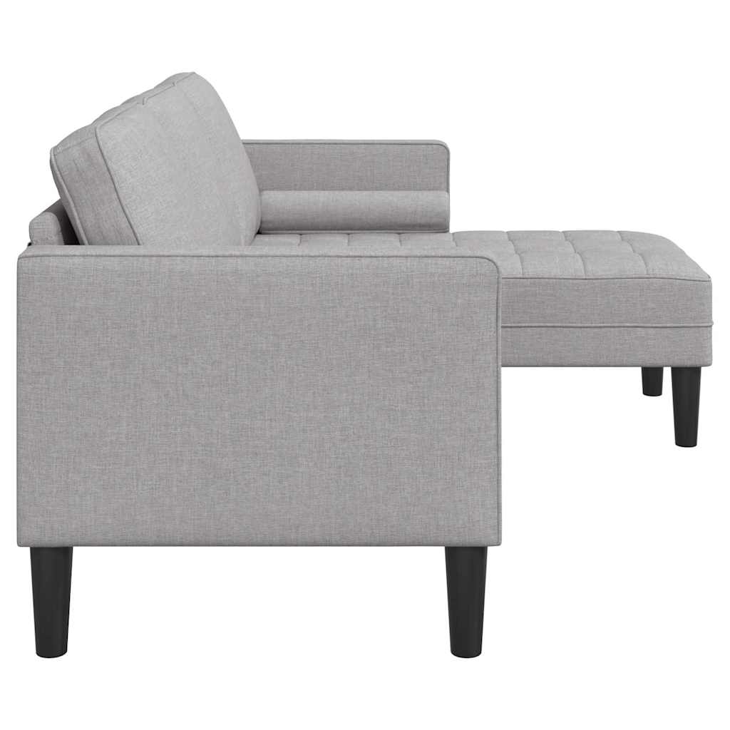 Set di divani Grigio nuvola 173 x 131 x 67 cm Tessuto