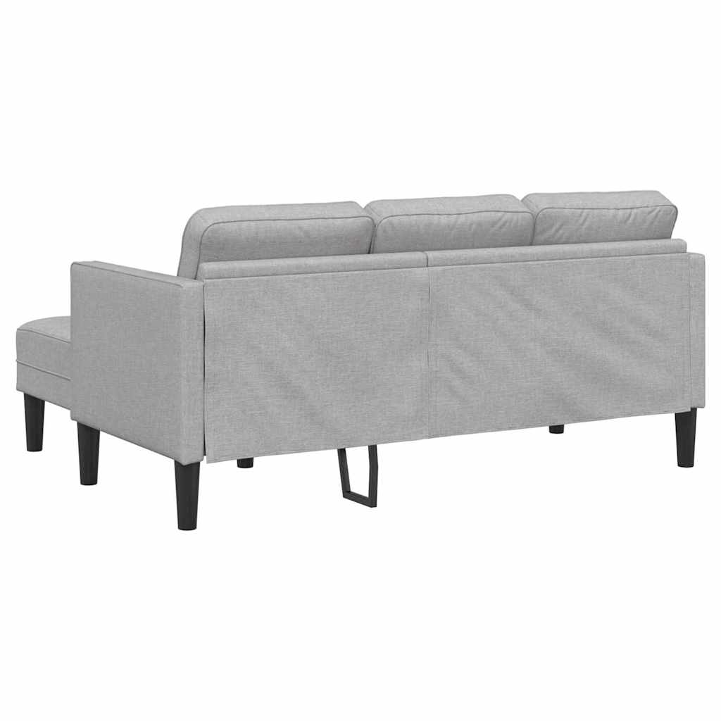 Set di divani 2 pcs Grigio nuvola 173 x 131 x 67 cm Tessuto