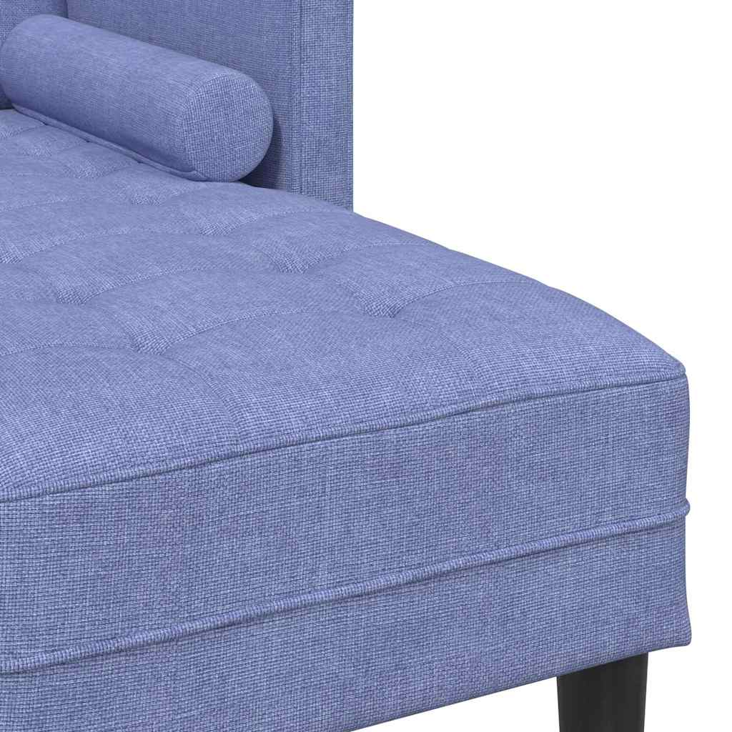 Set di divani 2 pcs Blu jeans 173 x 131 x 67 cm Tessuto