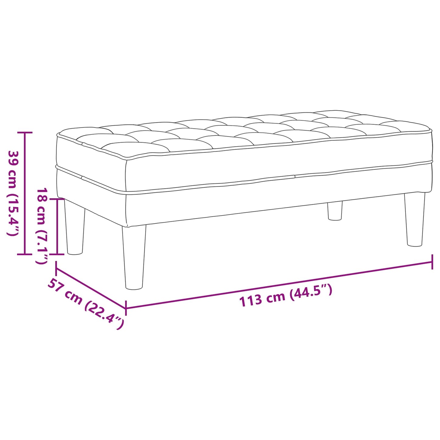 Set di divani con cuscino 2 pcs Crema Poliestere