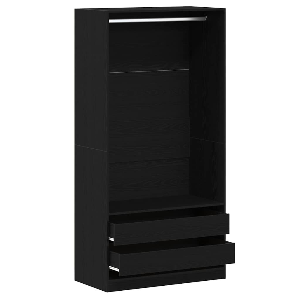 Guardaroba Rovere nero 100 x 50 x 200 cm Legno multistrato