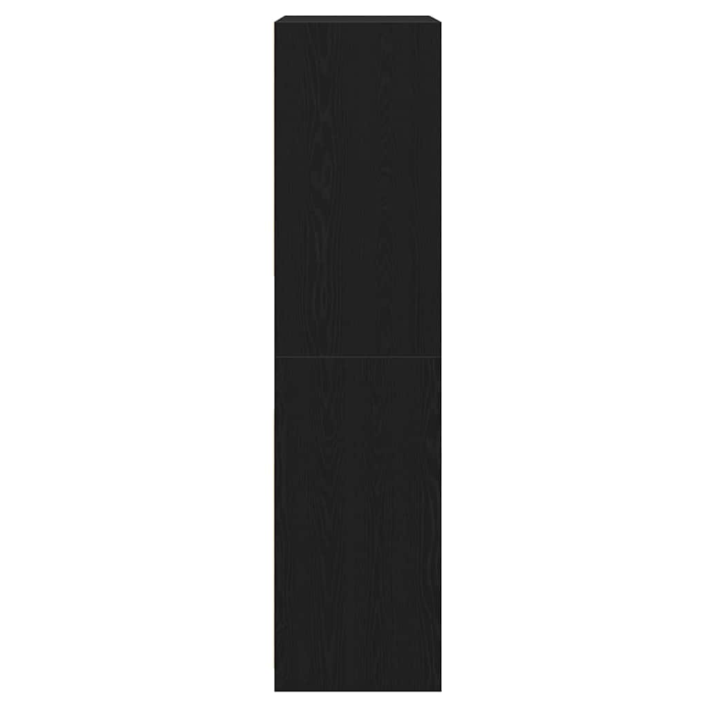 Guardaroba Rovere nero 50 x 50 x 200 cm Legno multistrato