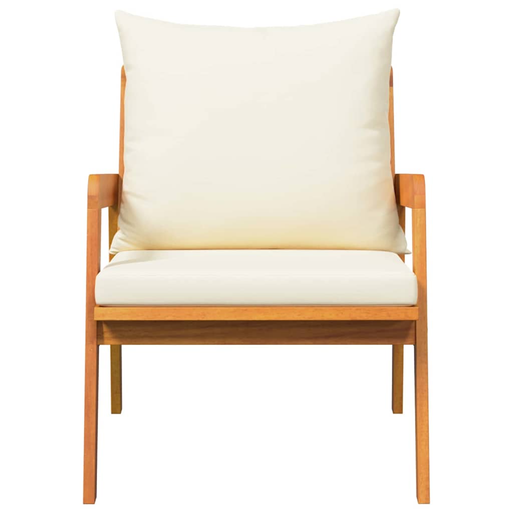 Sedia da Giardino 2 pcs Marrone Legno massello di acacia