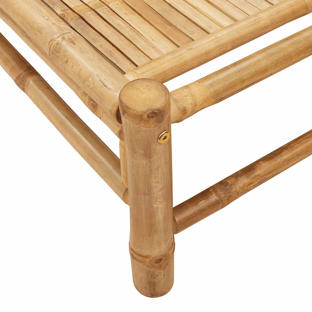 Lettino Prendisole 55x199x30 cm in Bambù - homemem39