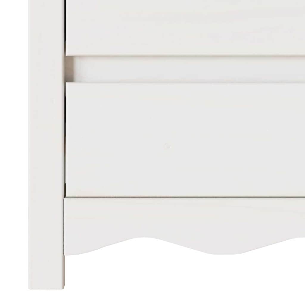 Armadio da Notte con cassetto Drammen Bianco 45 x 35 x 56 cm