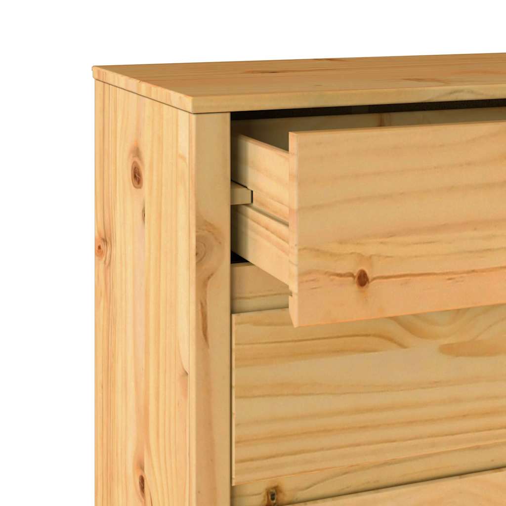Cassettiera con cassetto Drammen Marrone 76.5 x 40 x 91 cm