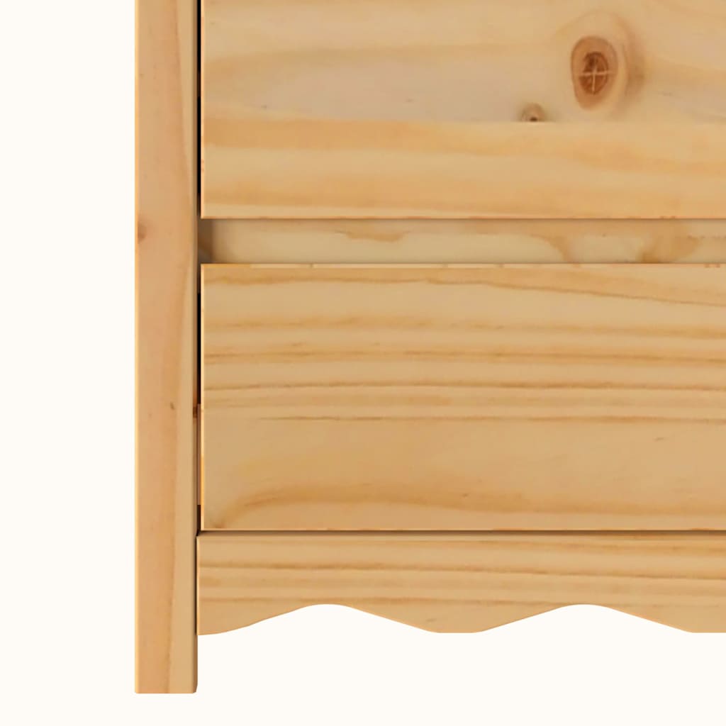Cassettiera con cassetto Drammen Marrone 76.5 x 40 x 91 cm
