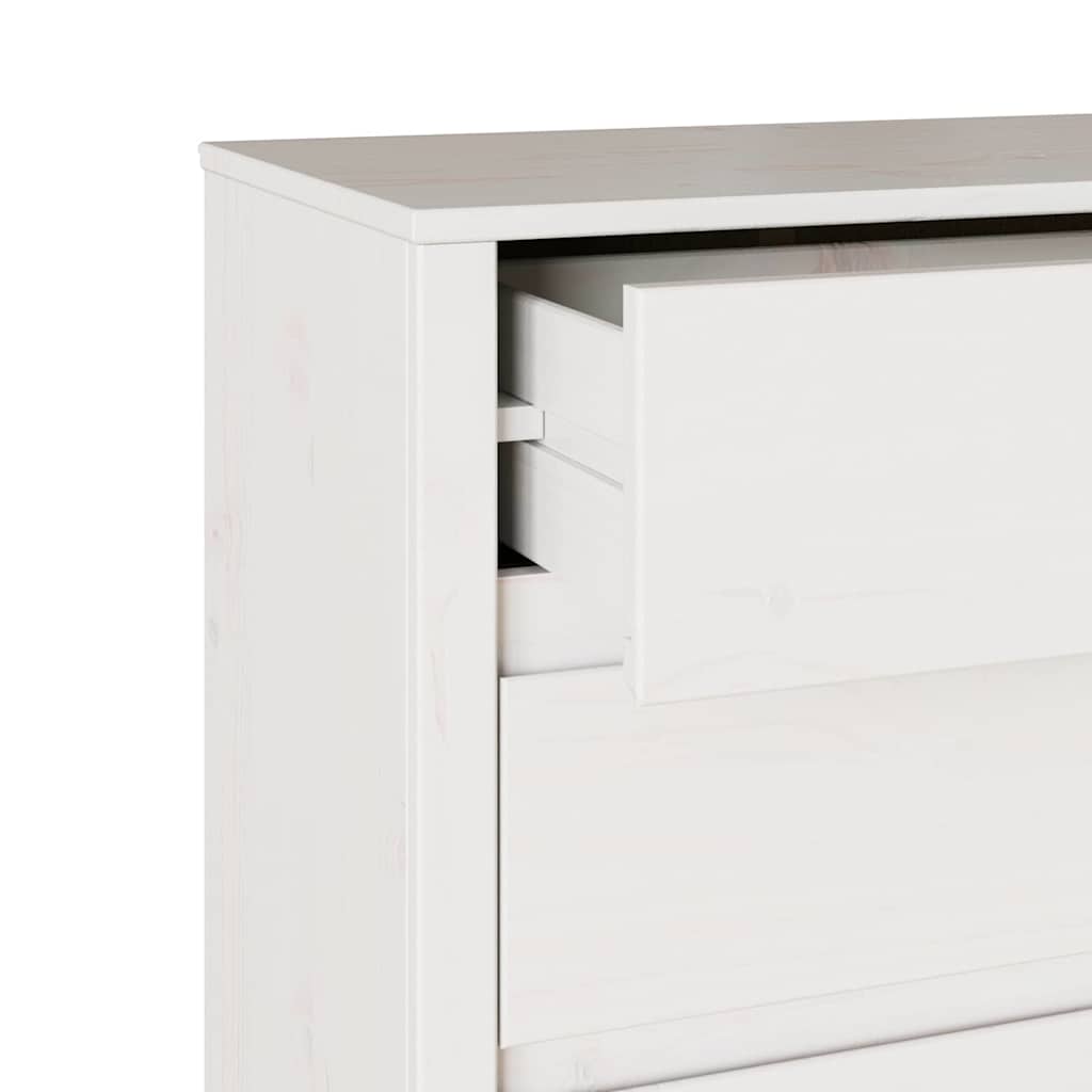 Cassettiera con cassetto Drammen Bianco 76.5 x 40 x 91 cm