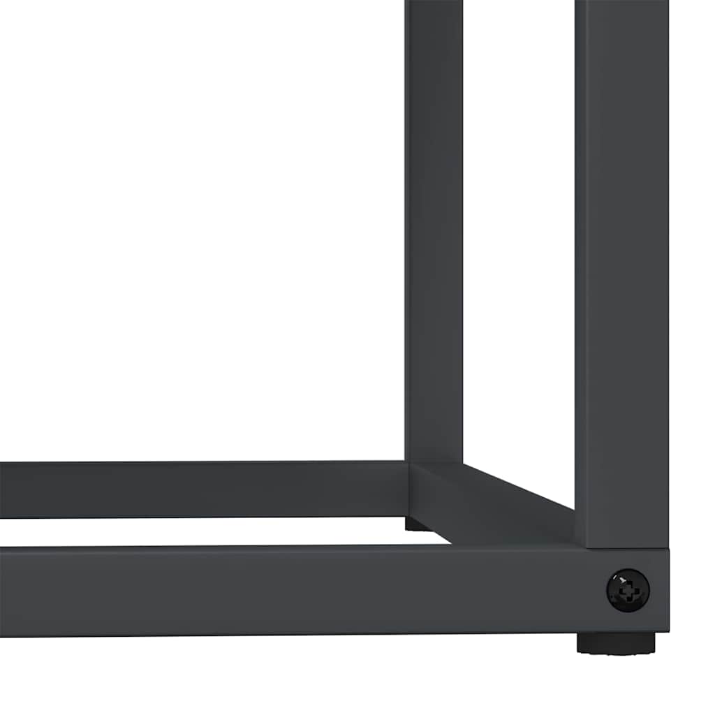 Rastrelliera per Legna da Ardere Antracite 69,5x35x81 cm - homemem39