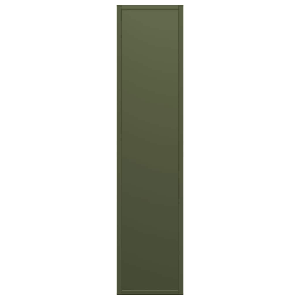Rastrelliera per Legna da Ardere Verde Oliva 50x23x100 cm - homemem39