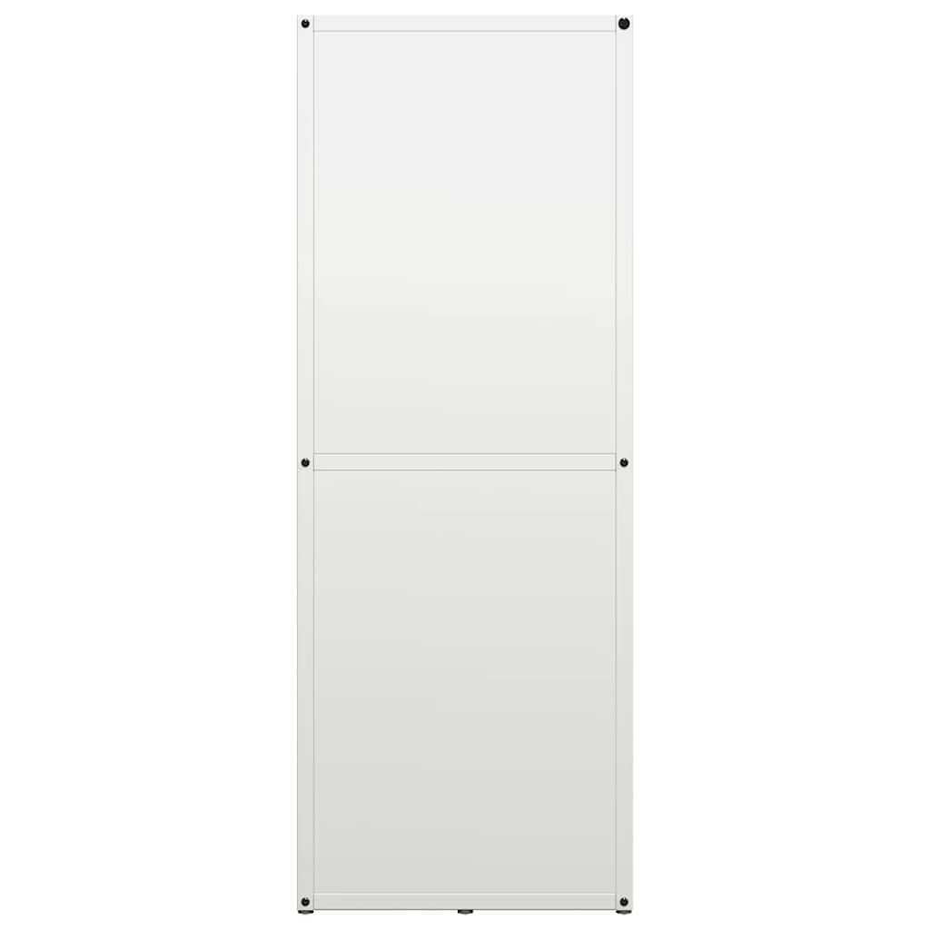 Rastrelliera per Legna da Ardere Bianca 40x30x80 cm - homemem39
