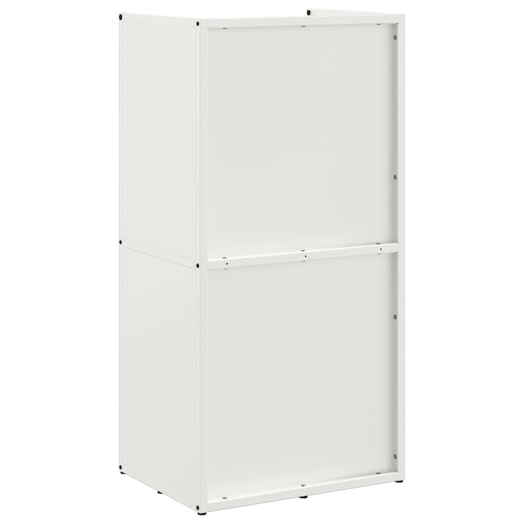 Rastrelliera per Legna da Ardere Bianca 40x30x80 cm - homemem39