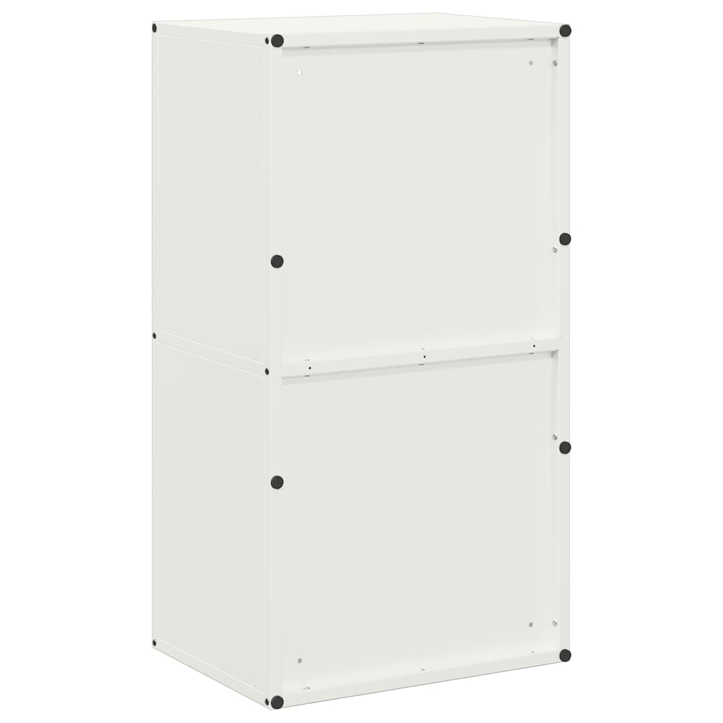 Rastrelliera per Legna da Ardere Bianca 40x30x75 cm - homemem39