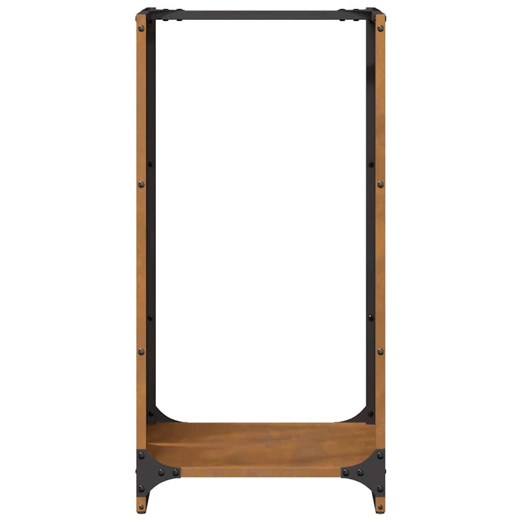 Rastrelliera per Legna da Ardere 40x30x80 cm in Acciaio Corten - homemem39
