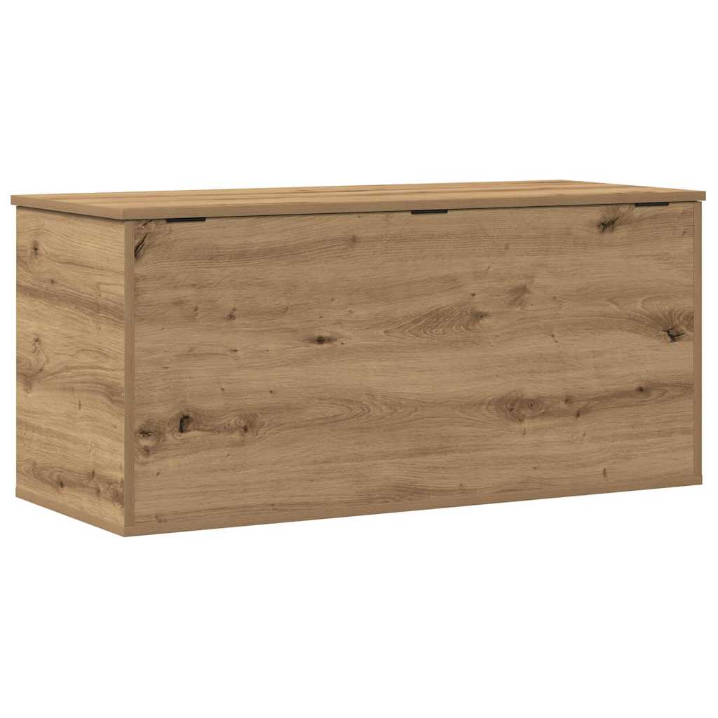 Scatola di Stoccaggio rovere artigianale 100 x 42 x 46 cm