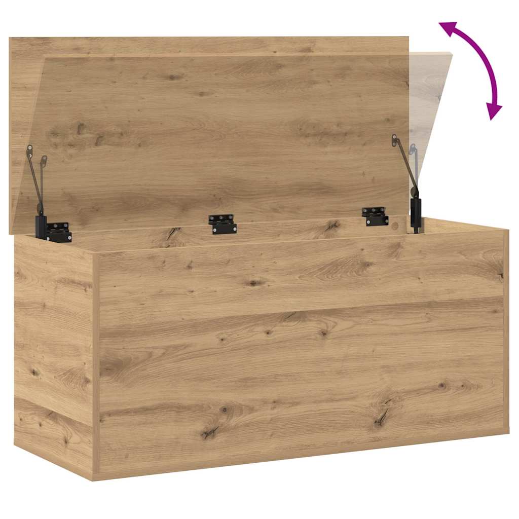 Scatola di Stoccaggio rovere artigianale 100 x 42 x 46 cm | homemem39