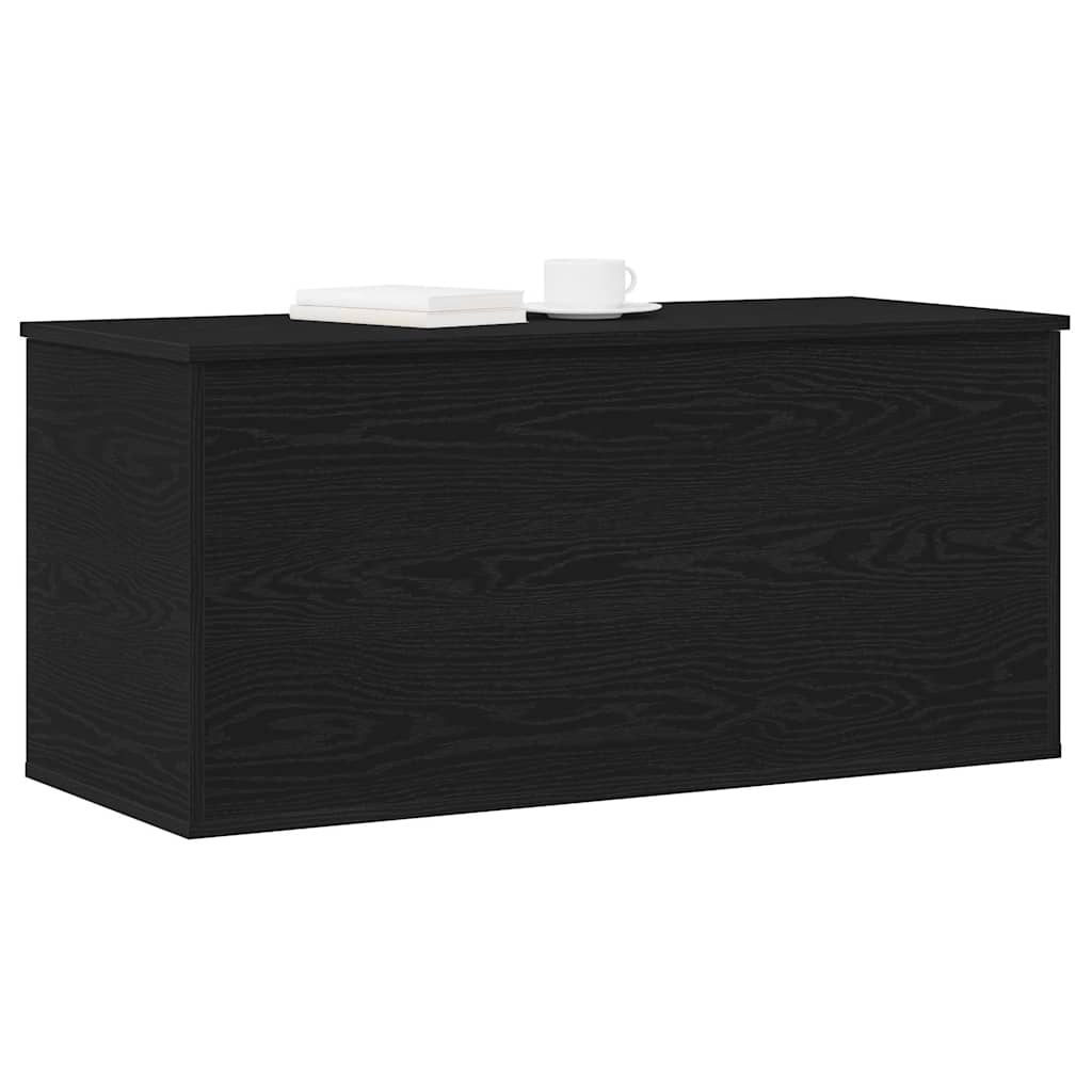 Scatola di Stoccaggio Rovere nero 100 x 42 x 46 cm