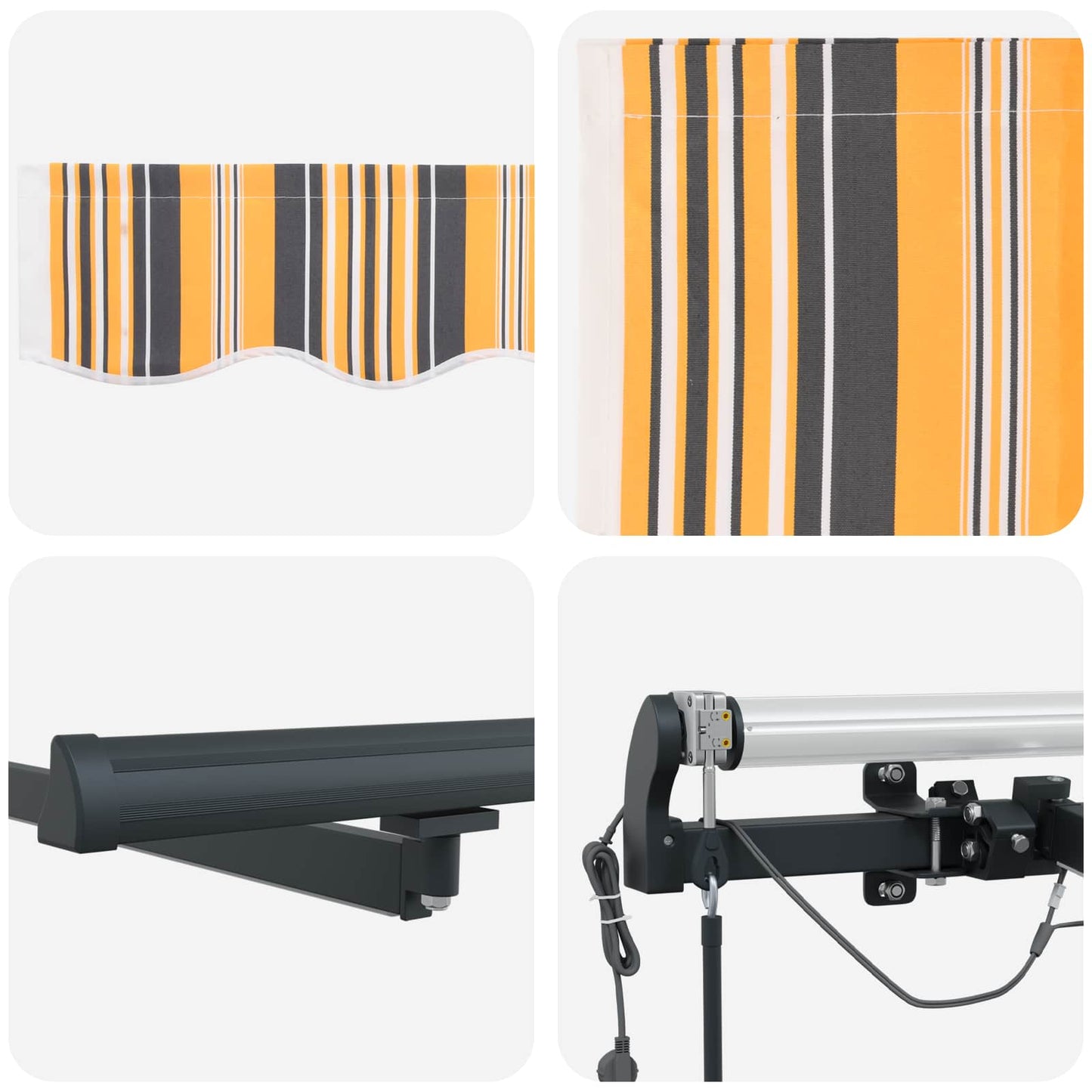 Tessuto per Tenda con Multicolore 600 × 300 cm Poliestere | homemem39