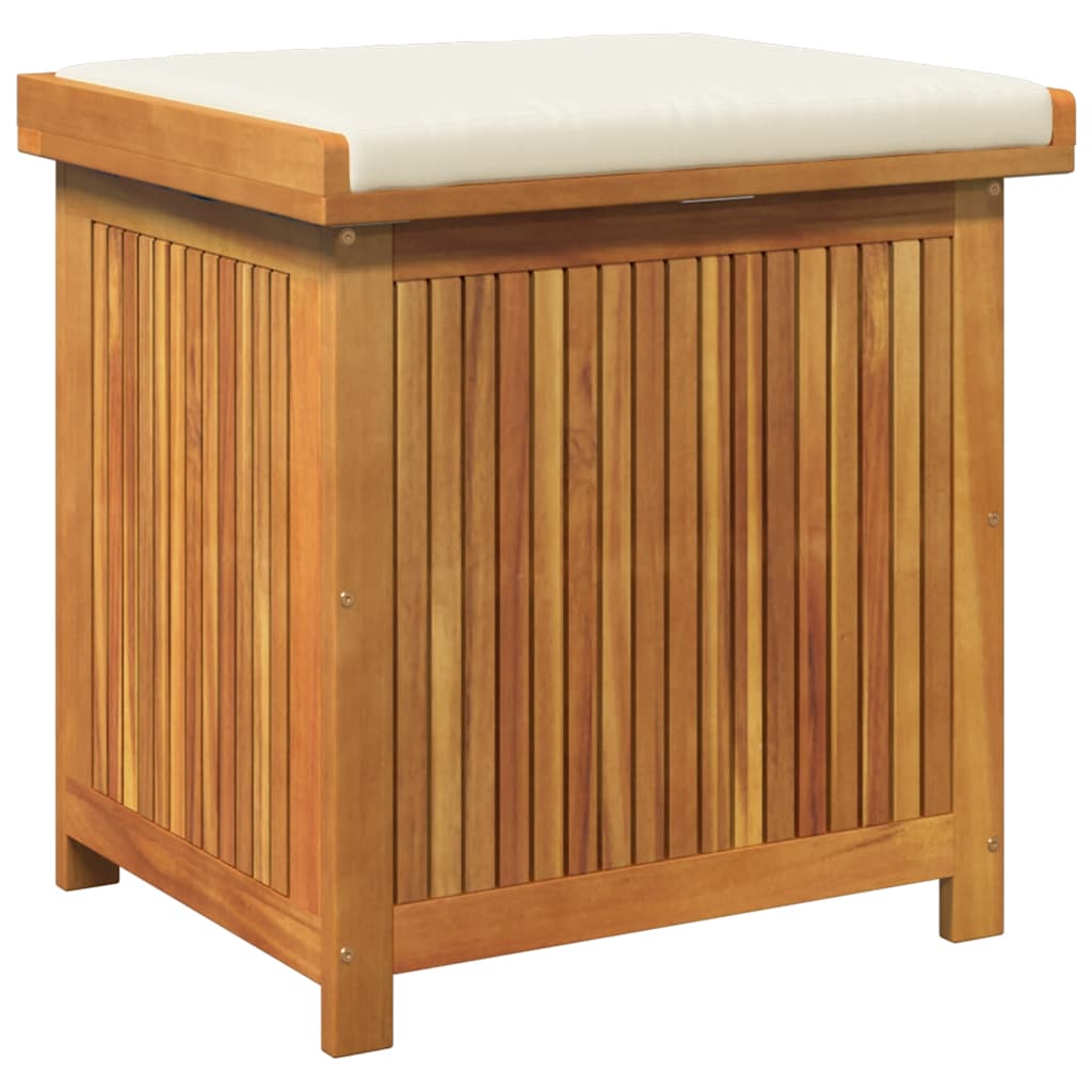 Scatola Cuscini da Esterno 60x50x61 cm Legno Massello Acacia - homemem39