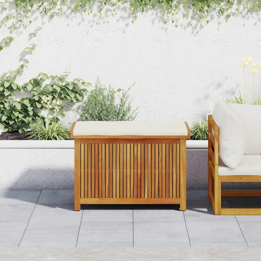 Scatola Cuscini da Esterno 90x50x60,5 cm Legno Massello Acacia - homemem39