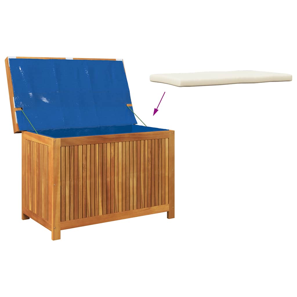 Scatola Cuscini da Esterno 90x50x60,5 cm Legno Massello Acacia - homemem39