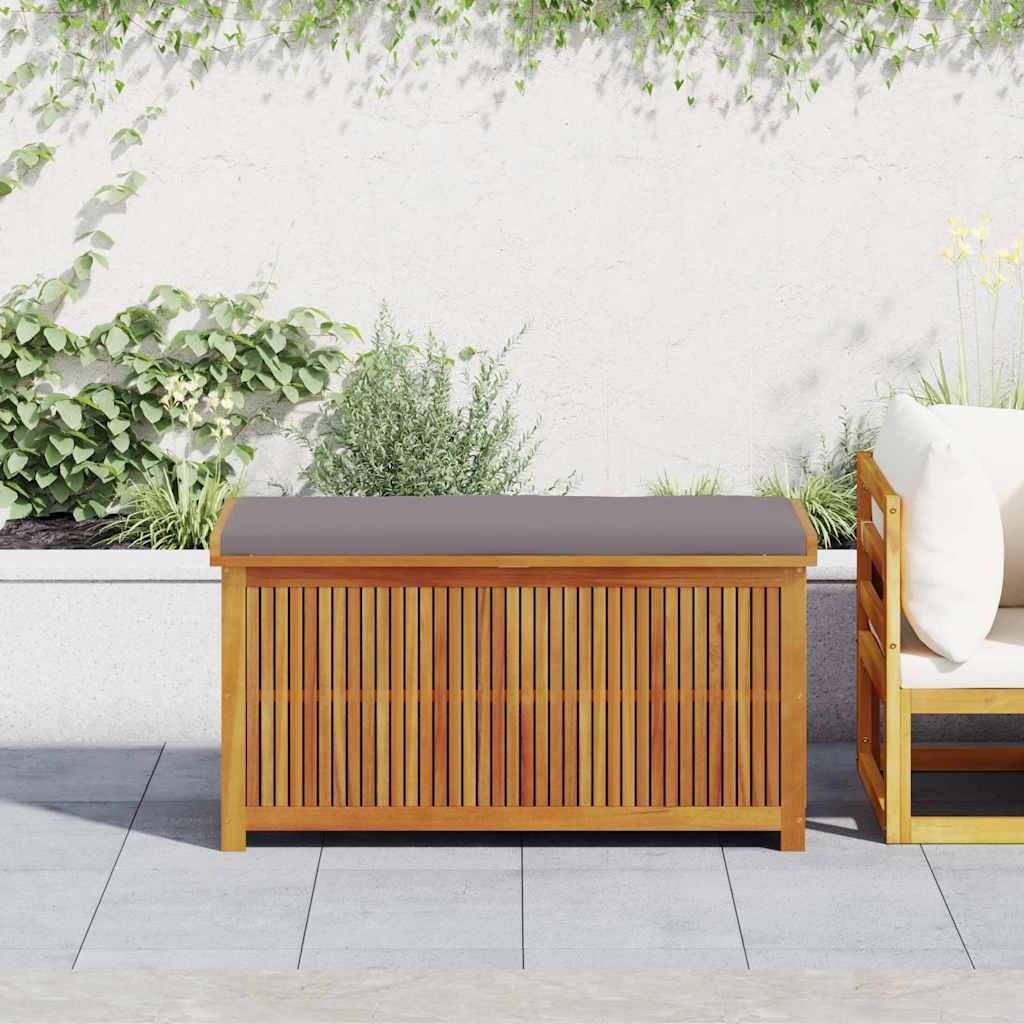 Scatola Cuscini da Esterno 113x50x60,5 cm Legno Massello Acacia - homemem39