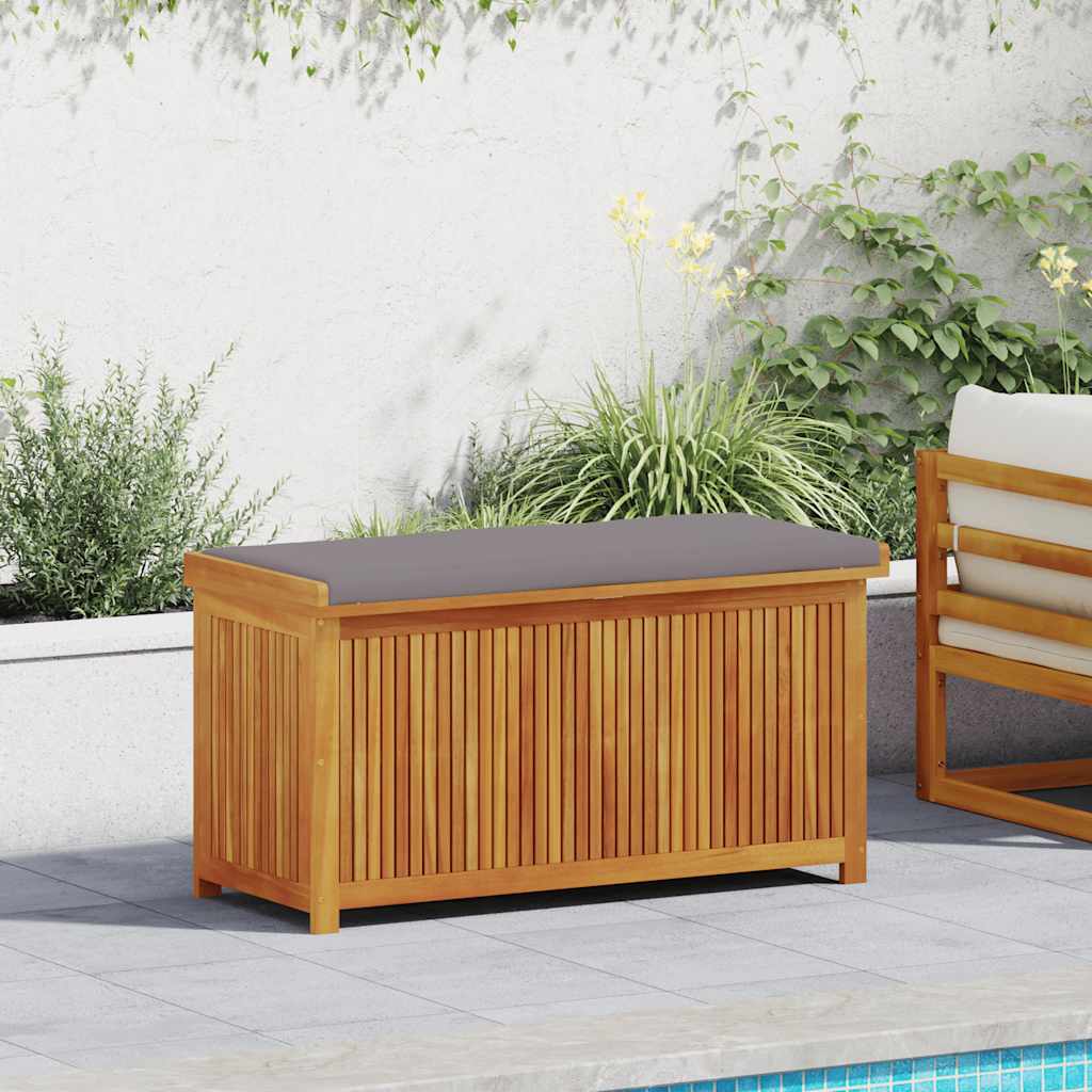 Scatola Cuscini da Esterno 113x50x60,5 cm Legno Massello Acacia - homemem39