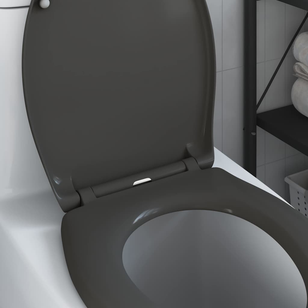 Sedile del WC con rilascio rapido Antracite