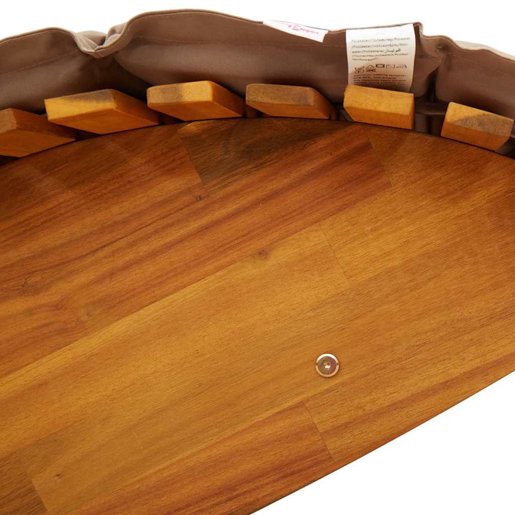 Lettino da sole 2 pz Legno di Acacia Massello Marrone