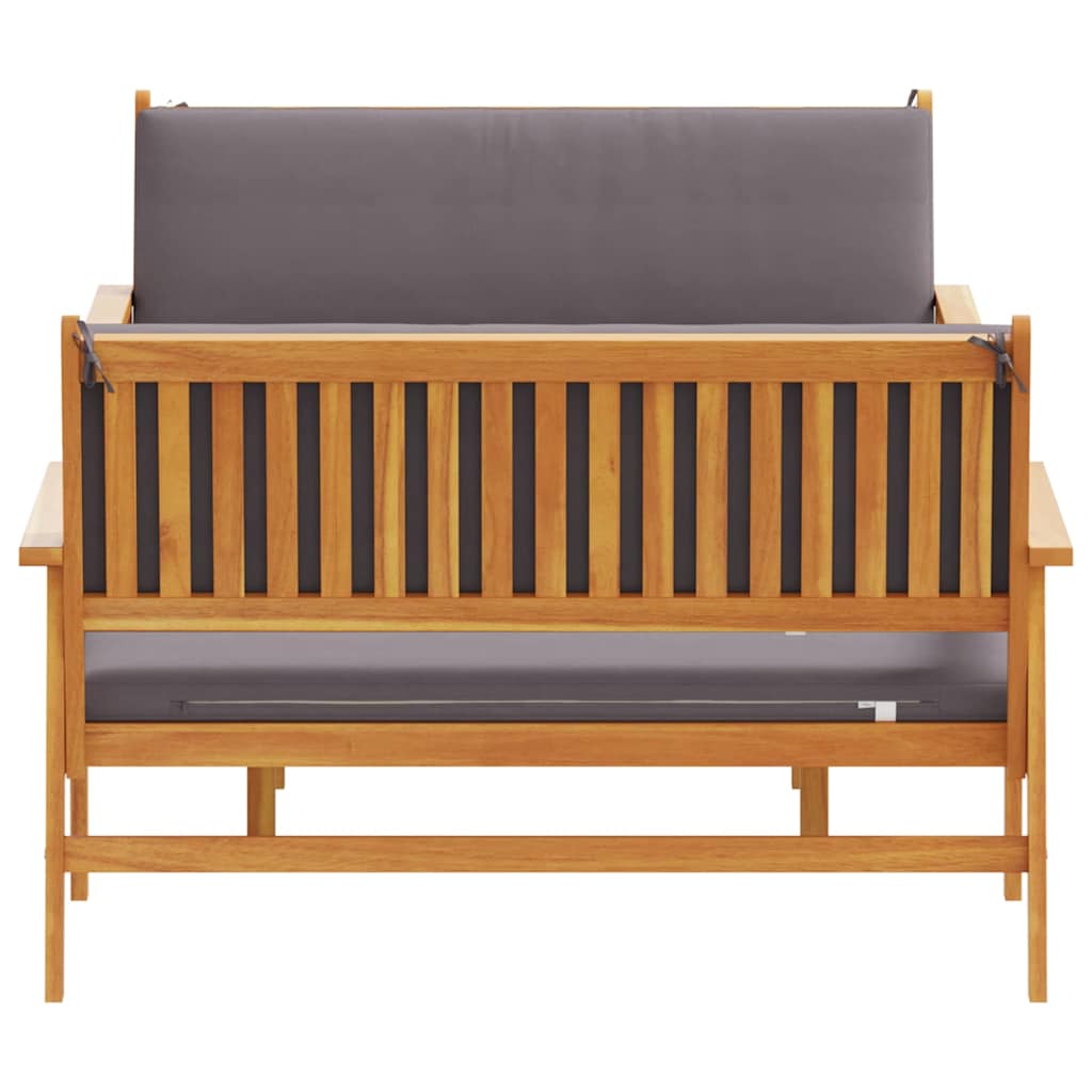 Set Divano da Giardino con cuscino 3 pcs Marrone 75 x 45 x 38cm