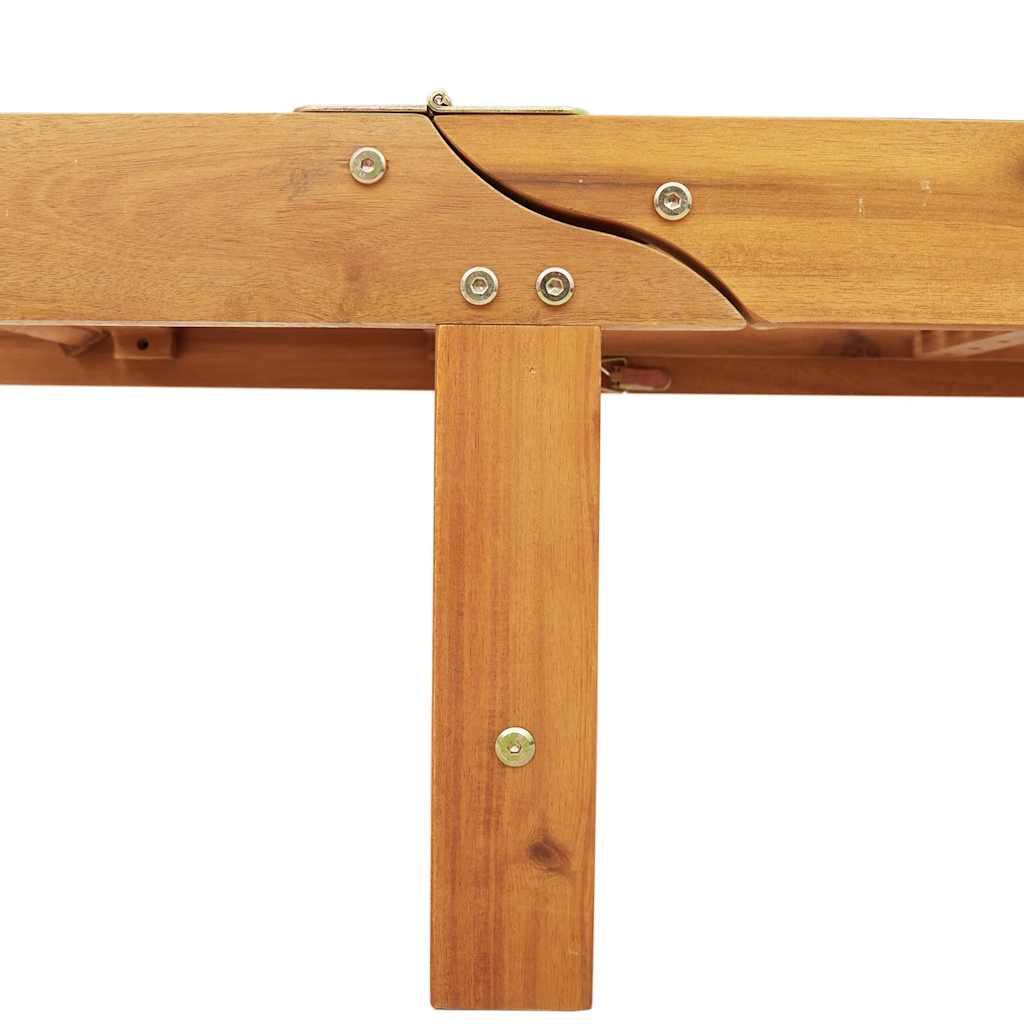 Lettini Prendisole 2pz in Legno Massello di Acacia - homemem39