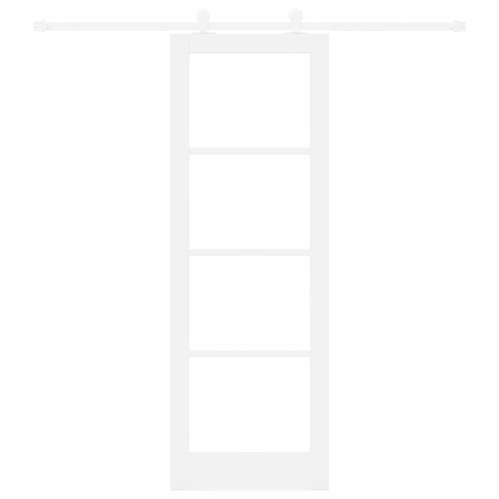 Porta Scorrevole ORKDAL Bianco 73.5 x 211 cm Legno e metallo