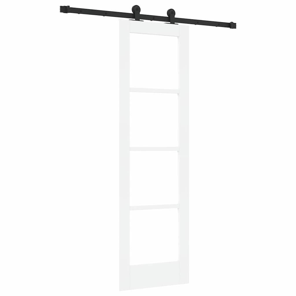 Porta Scorrevole ORKDAL Bianco 61 x 198.5 cm Legno e metallo