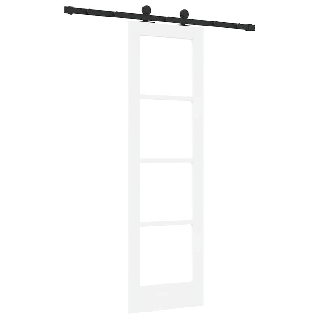 Porta Scorrevole ORKDAL Bianco 61 x 198.5 cm Legno e metallo