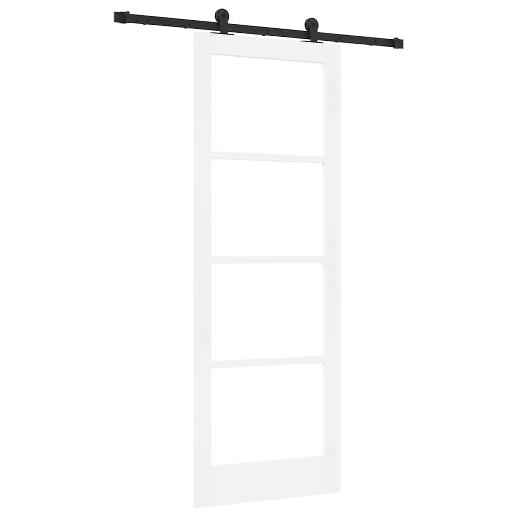 Porta Scorrevole ORKDAL Bianco 78 x 211 cm Legno e metallo