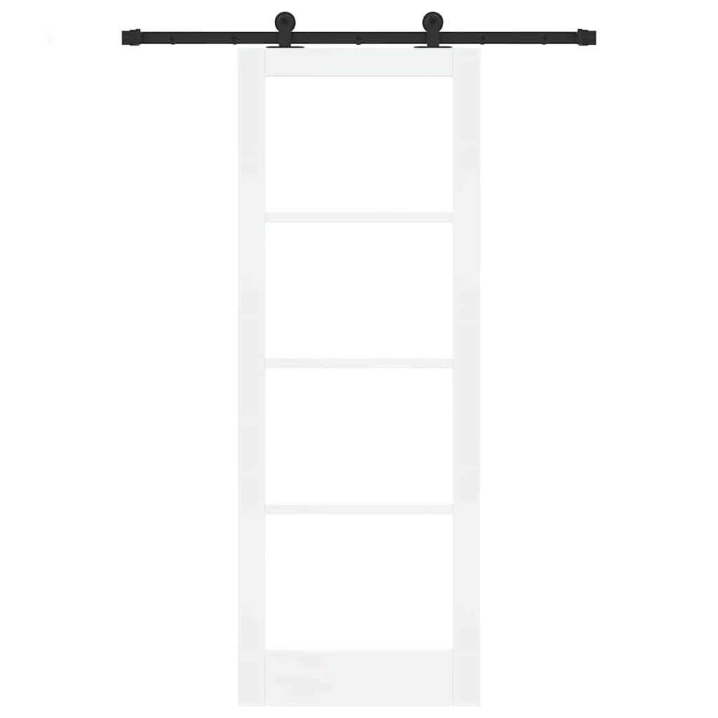 Porta Scorrevole ORKDAL Bianco 78 x 211 cm Legno e metallo