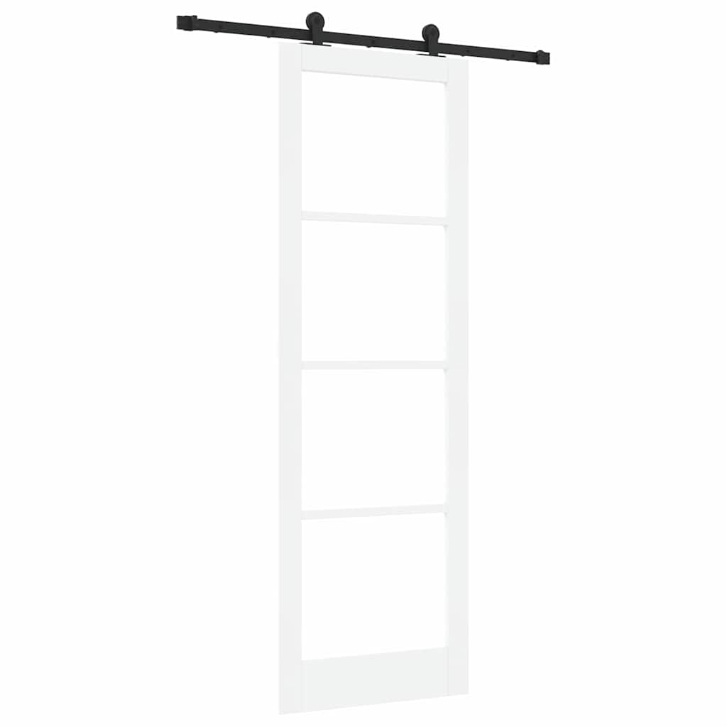 Porta Scorrevole ORKDAL Bianco 78 x 232 cm Legno e metallo