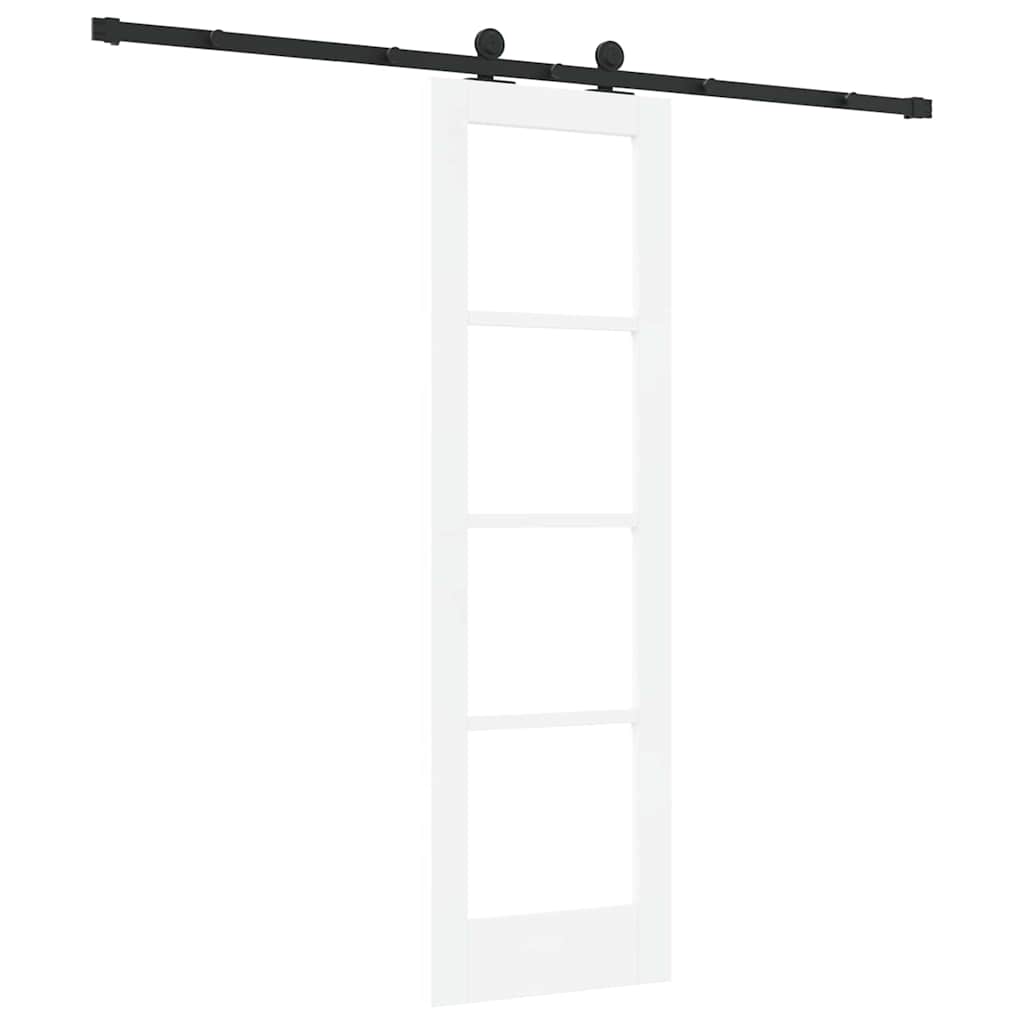Porta Scorrevole ORKDAL Bianco 61 x 198.5 cm Legno e metallo