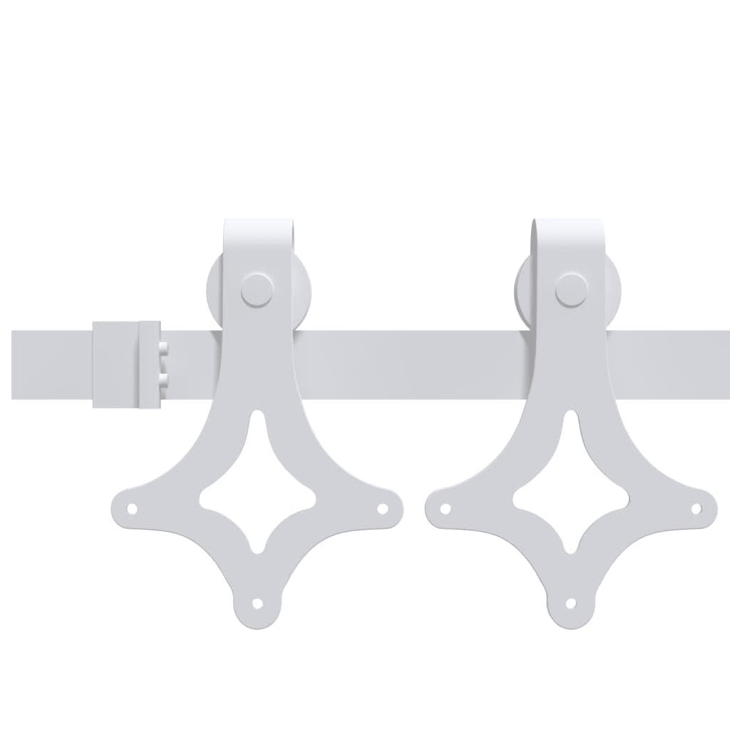 Porta Scorrevole Bianco 78 x 211 cm Legno e metallo