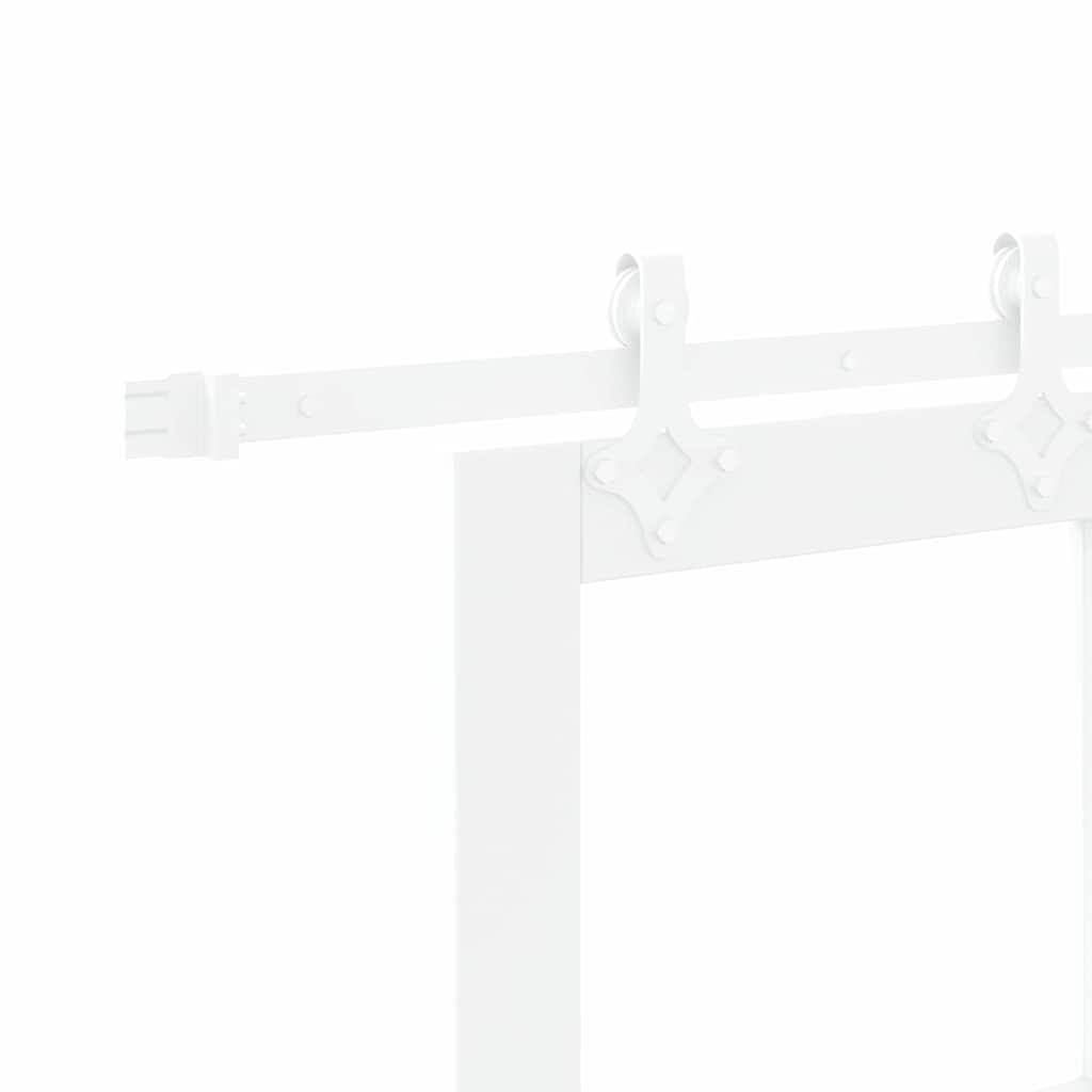 Porta Scorrevole Bianco 78 x 211 cm Legno e metallo
